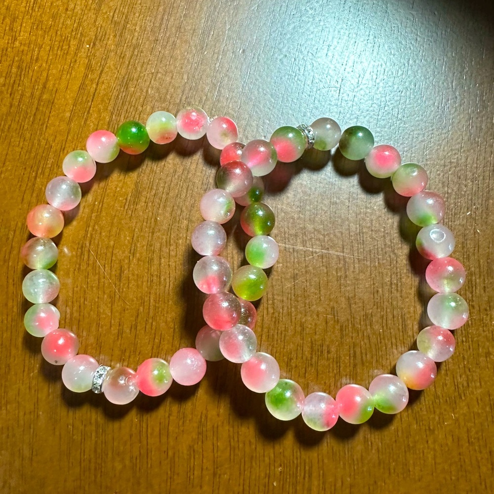Watermelon Jade Bracelet..